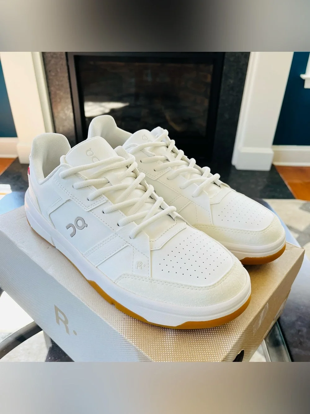 Sz 9 On Running The Roger Clubhouse Sneakers Men's - White/Ivory 3MF10540924